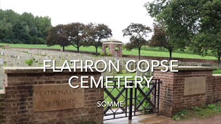 FLATIRON COPSE CEMETERY MAMETZ WOOD SOMME [upl. by Utter572]