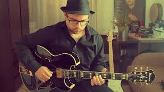 Sergio Sorrentino plays quotSILL TO NOWHEREquot Ibanez PM100 arch top guitar [upl. by Naamann]