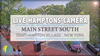 Hamptonscom  LIVE Main Street South Southampton New York [upl. by Lotus]