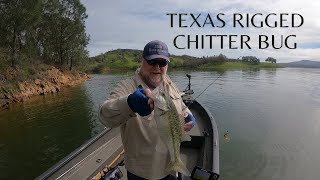 Lake Nacimiento Texas Rigged Chitter Bug [upl. by Sile826]