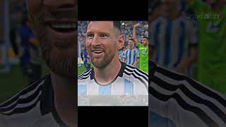 Messi smile after winning world cupfootballeditshorts [upl. by Edelsten]