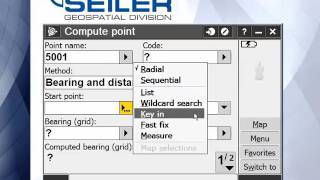 Trimble Access General Survey Cogo Compute a point Video 1 [upl. by Frieder]