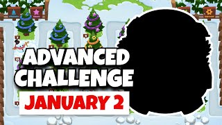 BTD6 Advanced Challenge  Solution  January 2 2024 [upl. by Vachill]