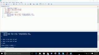 Powershell Menu Creation [upl. by Kreiker]