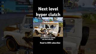 Next level hyper clutch bgmi captainpratul pubgmobile battleroyalegame pubg clutchgod [upl. by Hgielak423]