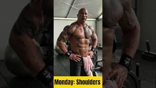 Dwayne Johnson workout routine [upl. by Albertson]