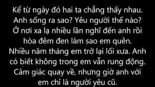 Người yêu cũ  Khởi My Lyrics [upl. by Arikat]