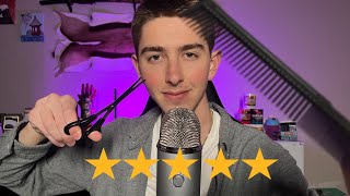 ASMR Barber Shop  Best Reviewed [upl. by Ecar]