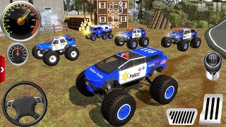 Juegos De Carros  Impossible Mega Police Monstruos  OffRoad Stunts Driving 9  Android GamePlay [upl. by Wicks666]