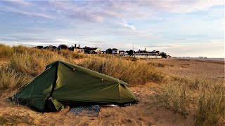 WALKING AND WILD CAMPING ON THE SUFFOLK COAST PATH  PART 1 OF 7 LOWESTOFT TO SOUTHWOLD [upl. by Langley]