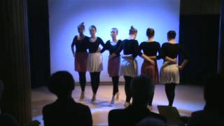 Performance based on Dalcroze Eurhythmics created by Pamela Betley  Bachs Bourree in e minor [upl. by Ahsinaj]