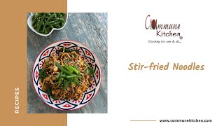 StirFried Noodles Recipe [upl. by Drahsar]