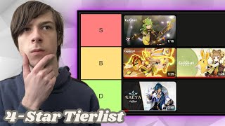 Ranking Every Genshin 4Star Demo [upl. by Fairley]