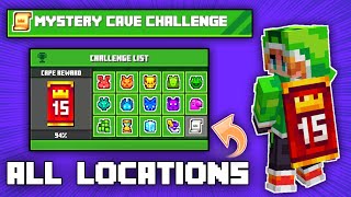 All Mystery Cave Challenge Puzzle Locations Revealed  MCC x Minecraft Live Event Cape Challenge [upl. by Annahsad]