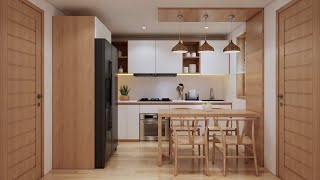 10x10 3x3 Meters Small Kitchen Design Idea For Small Spaces [upl. by Faruq]