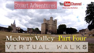 Medway Valley Virtual Walk Part 4 Barming Bridge to Yalding [upl. by Ytnom749]