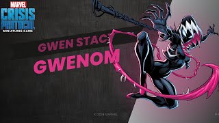 Gwenom  Marvel Crisis Protocol Character Spotlight 43 [upl. by Marr]