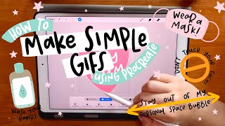 Using Animation Assist to Create Simple GIFs Part 1  Procreate Tutorial [upl. by Monika868]