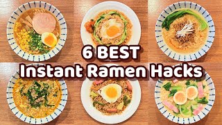 6 BEST Instant Ramen Hacks  You become addicted [upl. by Laeahcim]