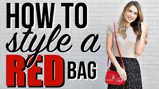 How To Style a RED Bag [upl. by Doykos]