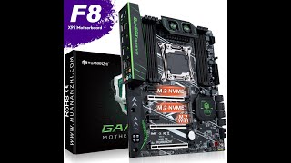 X99 HUANANZHI E5 1660V3 RX6600M OVERCLOCK POR XTU [upl. by Lirva]