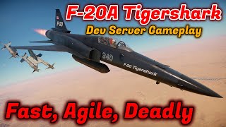 F20A Tigershark FIRST Dev Server Gameplay amp Overview  A Dream To Fly War Thunder [upl. by Magel]