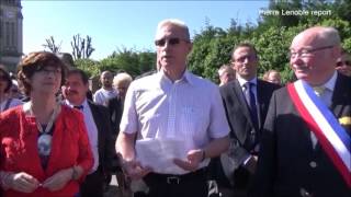 Pierre Lenoble report Inauguration Parc Notre Dame Chauny 25 mai 20178 [upl. by Cini542]