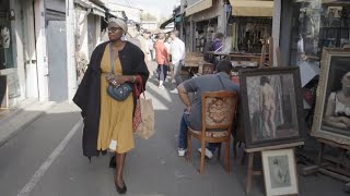 Shop the World’s Most Famous Flea Market l Marche Aux Puces in Paris [upl. by Kcirdek]