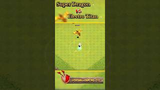 Super Drogon Vs Electro Titan  Clash of Clans Gameplay  clashofclans shortfeed shorts ytshorts [upl. by Leirbag]