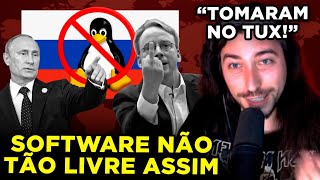 LINUX PROIBE CONTRIBUIÇÕES DE RUSSOS  Tecnologia e Classe [upl. by Ninaj]