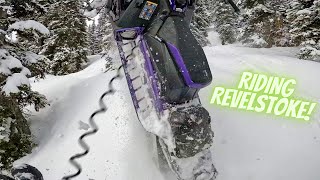 BACK IN THE MOUNTAINS RIPPING MATRYX SLASH 850 [upl. by Colvert]