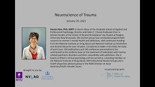 Neuroscience of Trauma Virtual Training held on January 29 2021 [upl. by Odericus364]