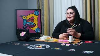 Beaded Lanyard Teaching with Latoya Pemmican [upl. by Stalk]