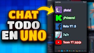 Como UNIR el CHAT de TWITCH KICK YOUTUBE TIKTOK ETC  MULTISTREAM TUTORIAL [upl. by Orlantha951]