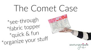 Seethrough Comet Case zipper pouch [upl. by Arela]