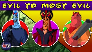 Disney Renaissance Villains Evil to Most Evil [upl. by Blondelle231]