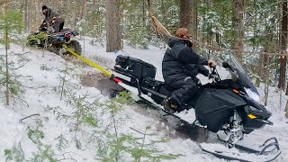 Ice Fishing In a Blizzard  Moosehead Lake [upl. by Imit]