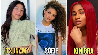 Sofie Dossi vs Kinigra Deon vs Txunamy Ortiz Lifestyle Comparison 2023 RW Facts amp Profile [upl. by Julienne]