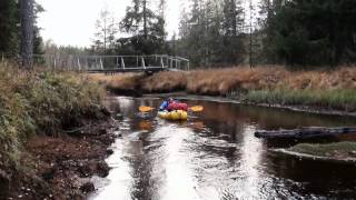 Packrafting längs Nittälven [upl. by Linzy608]