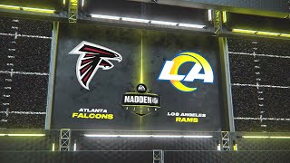 Madden NFL 24  Atlanta AllTime Falcons Vs Los Angeles AllTime Rams Simulation PS5 Gameplay [upl. by Rhtaeh]