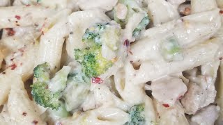 Pasta With Chicken ampBroccoli so Cheesy and Super Delicious cooking love youtubevideo [upl. by Semmes]