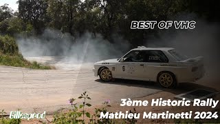 3ème Historic Rally Mathieu Martinetti 2024  VHC Show Mistakes [upl. by Alolomo]