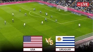 🔴LIVE USA vs URUGUAY LIVE FOOTBALL MATCH TODAY I eFootball Pes 21 Gameplay [upl. by Lrat]