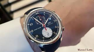 IWC Portugieser Yacht Club Chronograph Edition quotOrlebar Brownquot [upl. by Arbas]