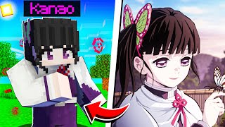 I Became KANAO in Demon Slayer Minecraft Mod [upl. by Cirri490]