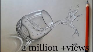 Water glass sketch in 3D [upl. by Desiri916]