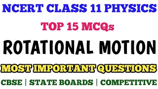 Best MCQ Rotational Motion Class 11 Physics in Hindi amp English [upl. by Delahk]