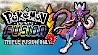 Pokémon Infinite Fusion Randomizer Hardcore Nuzlocke  Triple Fusions ONLY [upl. by Dearborn]