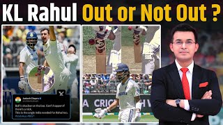 IND vs AUS  Out or NOT out Cricket experts raise questions about KL Rahul’s dismissal [upl. by Englis]