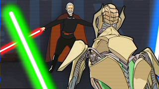 Count Dooku trains General Grievous [upl. by Atsiuqal]